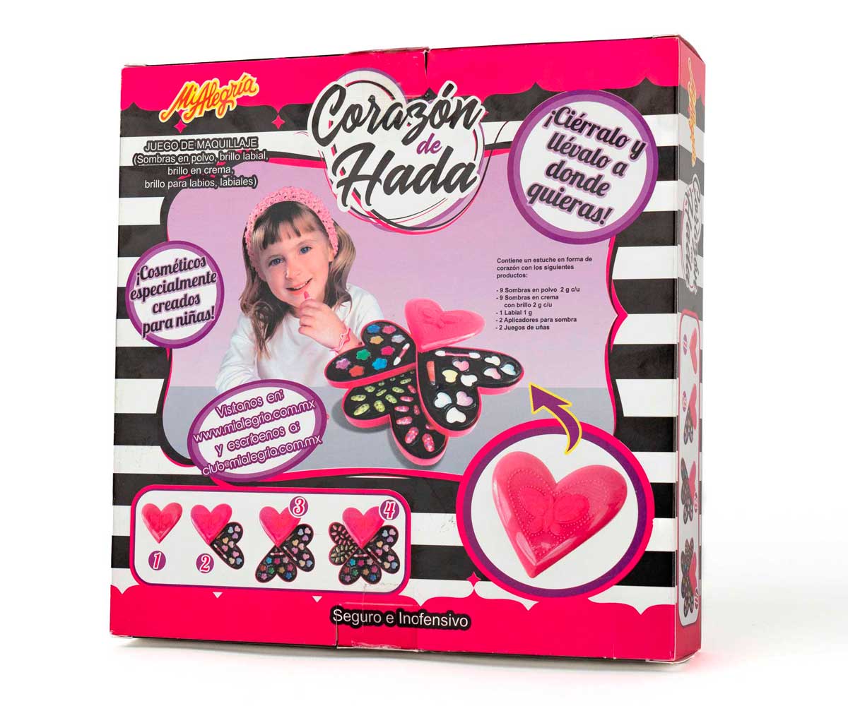 Estuche de Maquillaje Corazón de Hada Mi Alegría